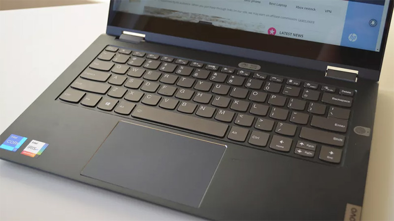 Bố cục bàn phím ThinkBook Yoga 14s